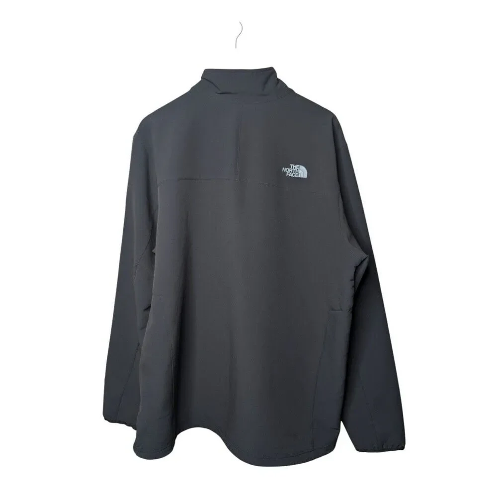 The North Face WindWall Softshell Jacket Black Red Grill Logo Men’s XL